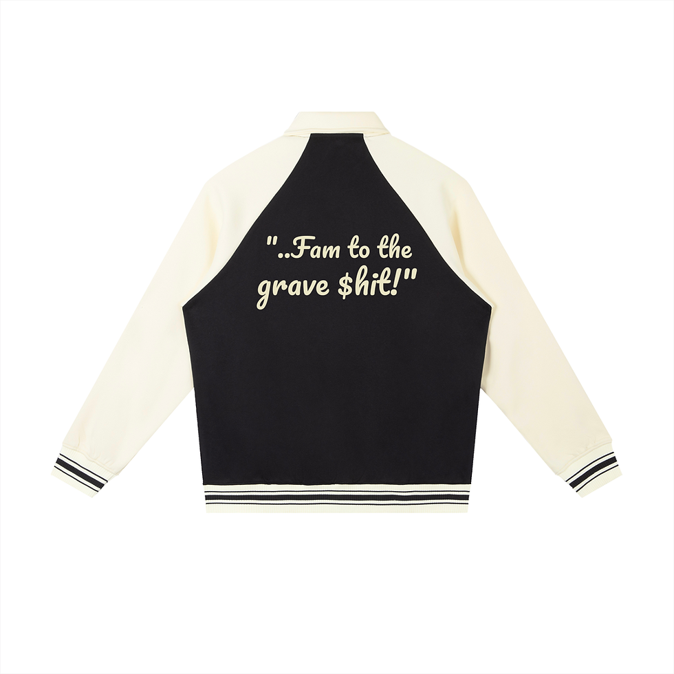 Thumbnail: The Motto Baseball Jacket F.$.O. x TORQuE Collection