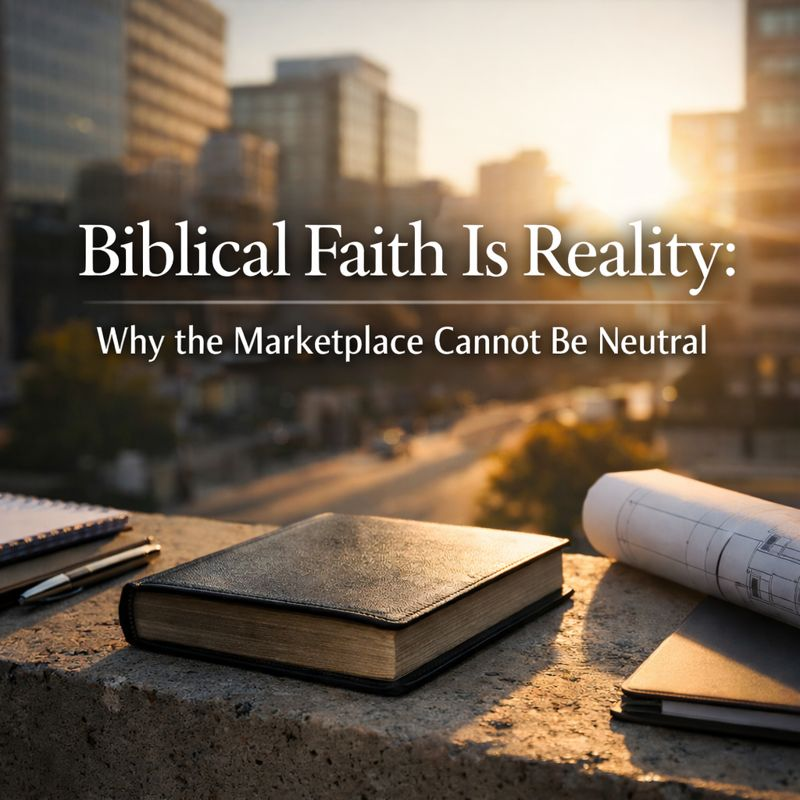 Biblical Faith Is Reality: Why the Marketplace Cannot Be Neutral