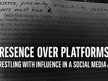 Presence Over Platforms: Wrestling with Influence in a Social Media Age