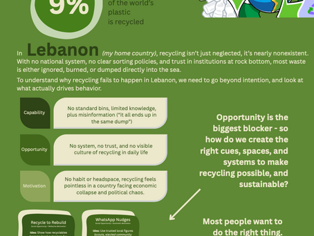 From Waste to Willingness: A Behavioural Design Approach to Recycling in Lebanon