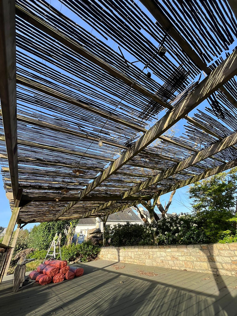 Etat de la pergola avant