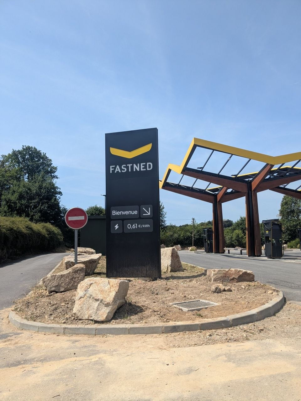 Acceuil de la station Fastned Quimper