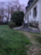 Allée non karchérisée