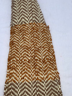 weave scarf: close up