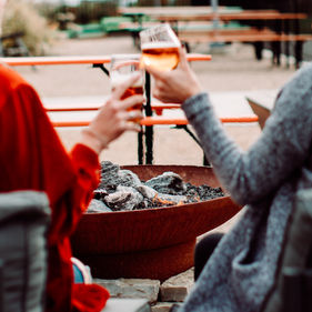 beer at craft brewery in Columbus Edison Brewing