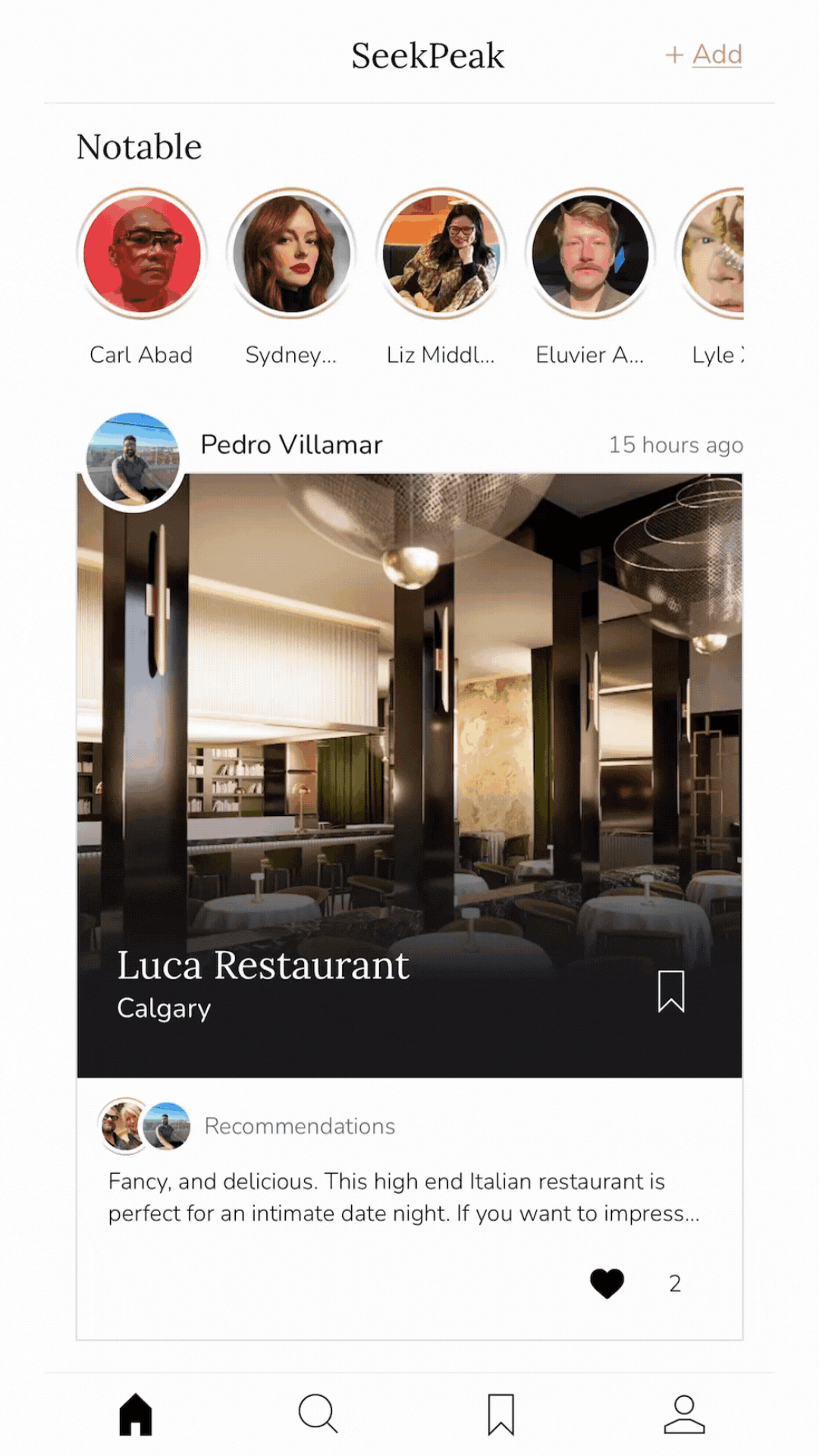 How to add a recommendation.gif