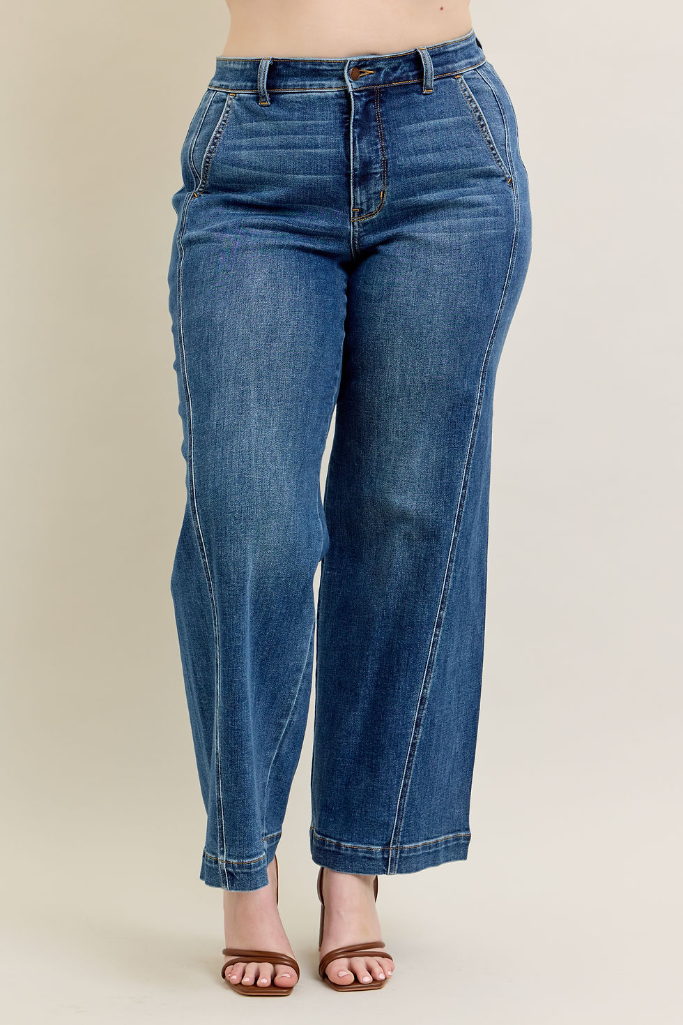 Thumbnail: Ava Wide Leg Denim