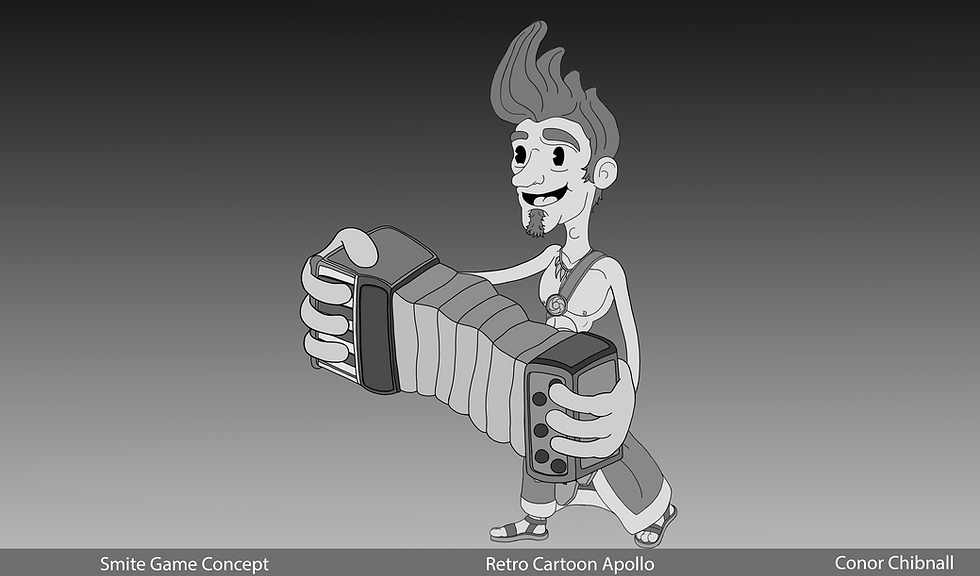 Smite Skin Contest : Retro Apollo