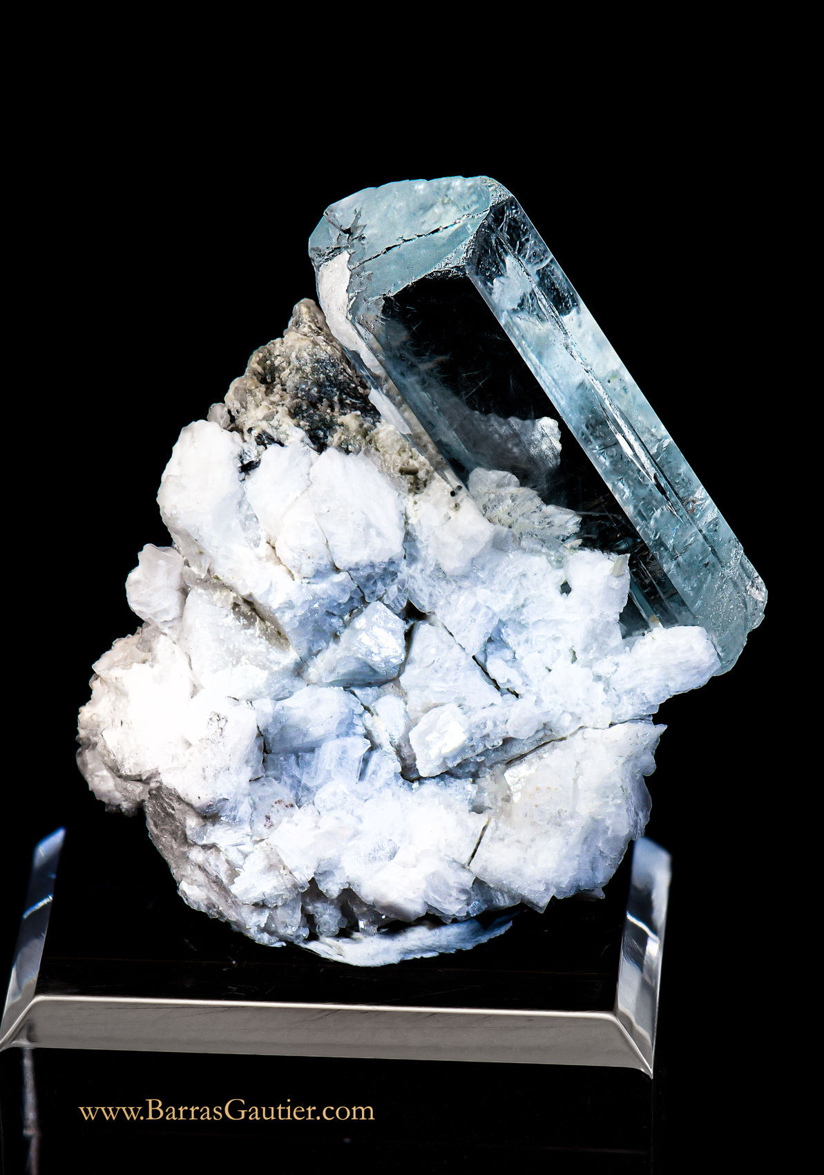 Beryl Aquamarine - Orthoclase