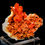 Miniature : Vanadinite sur Barytine