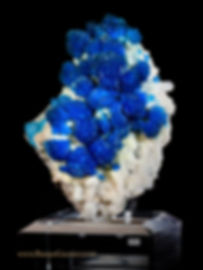 Cavansite on Stilbite