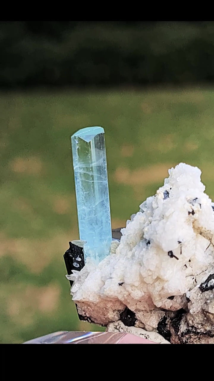 Thumbnail: Beryl Aquamarine - Quartz - Muscovite