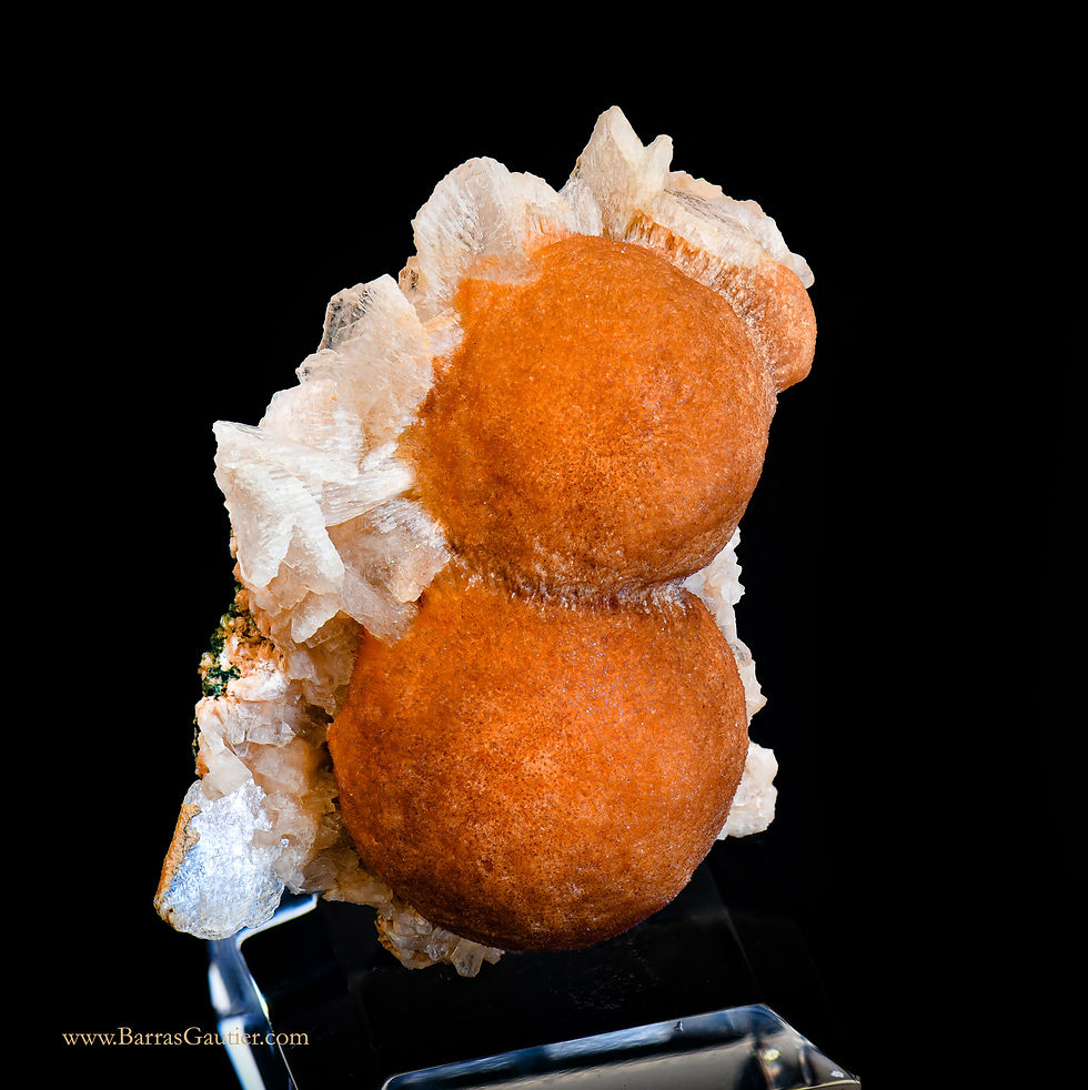 Miniature : Thomsonite sur Heulandite