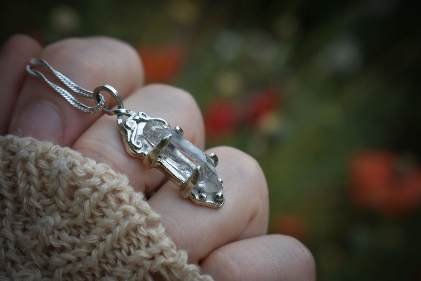 1. Pendentif Cristal de Roche 