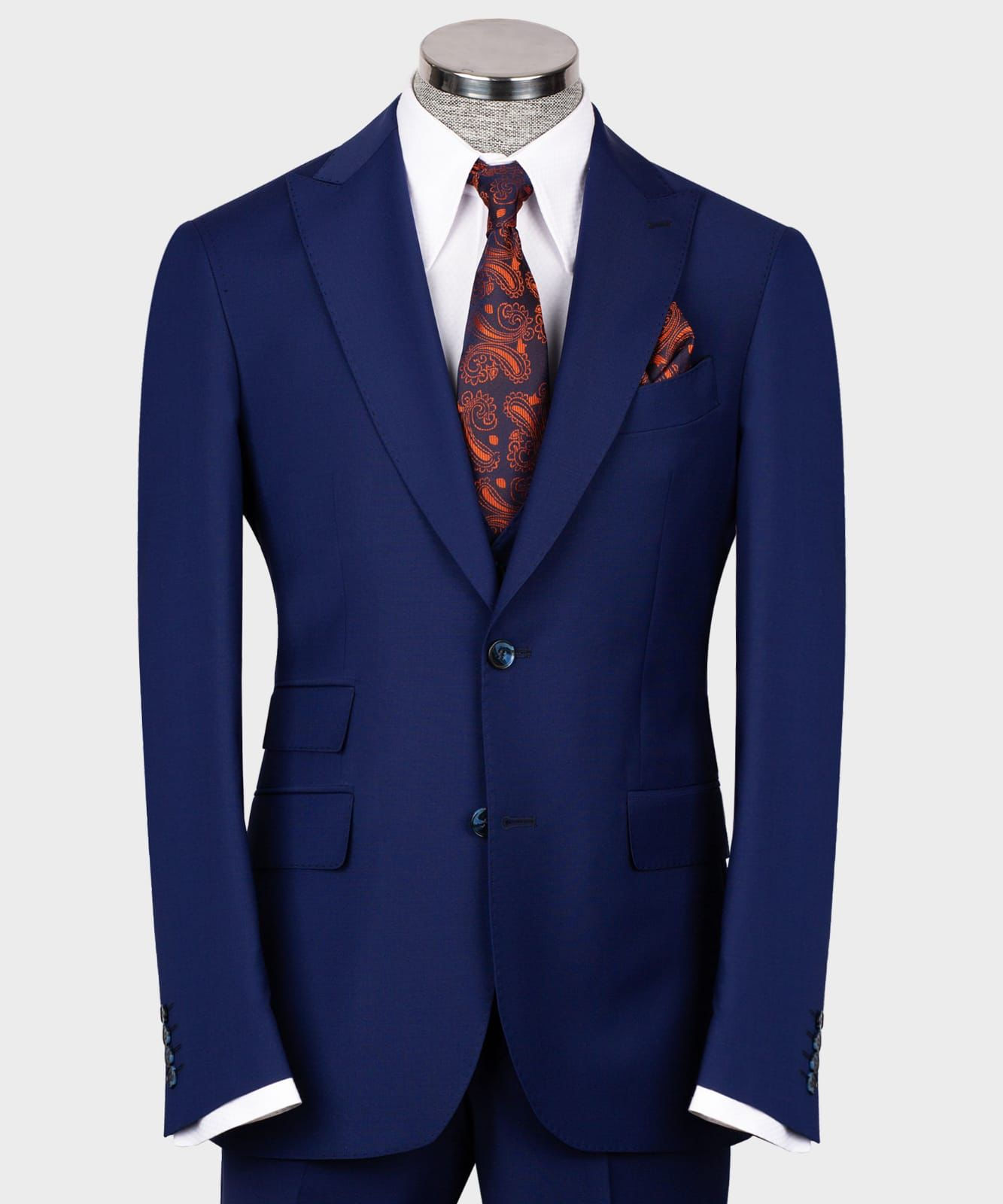 BLUE CLASSIC VESTED SUIT