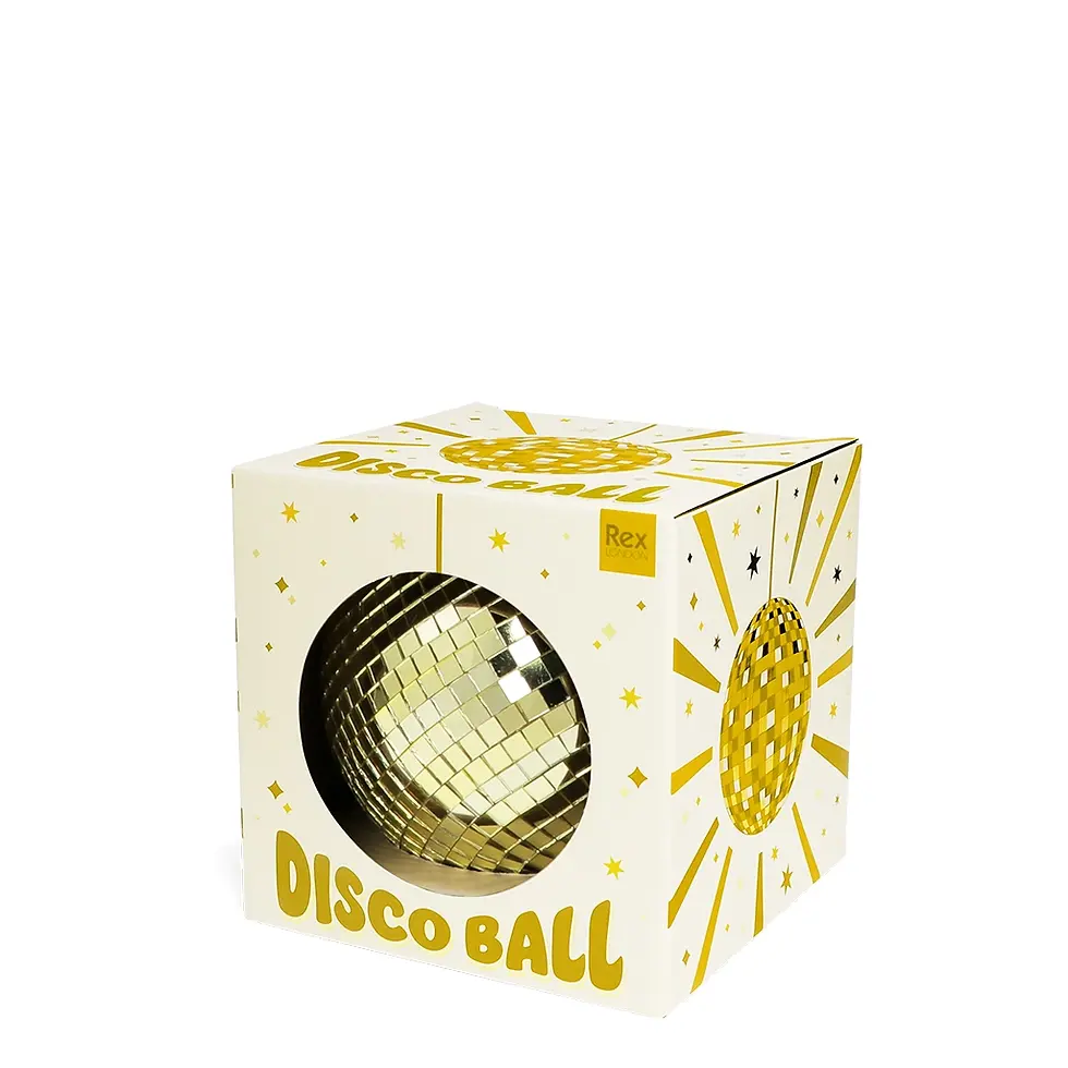 Thumbnail: Hanging Disco Ball Gold 10cm