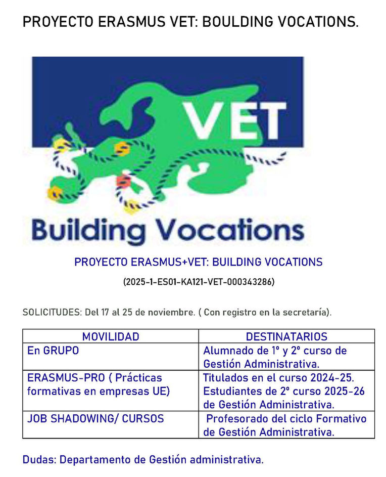 PROYECTO ERASMUS VET