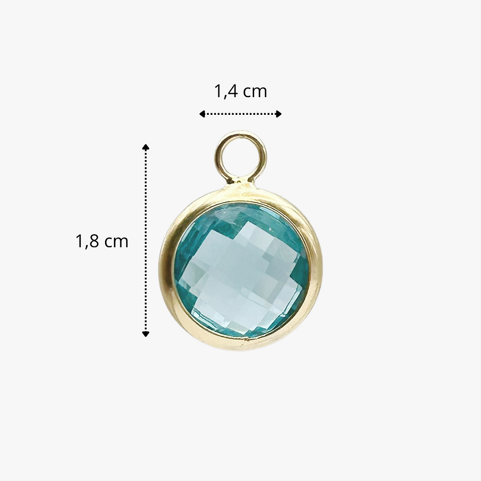 Miniatura: CHARM CRYSTAL AZZURRO