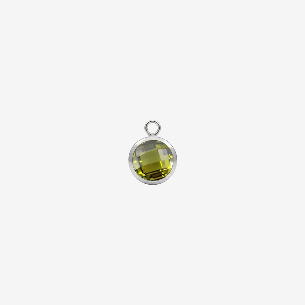 Miniatura: CHARM MINI CRYSTAL ARGENTO