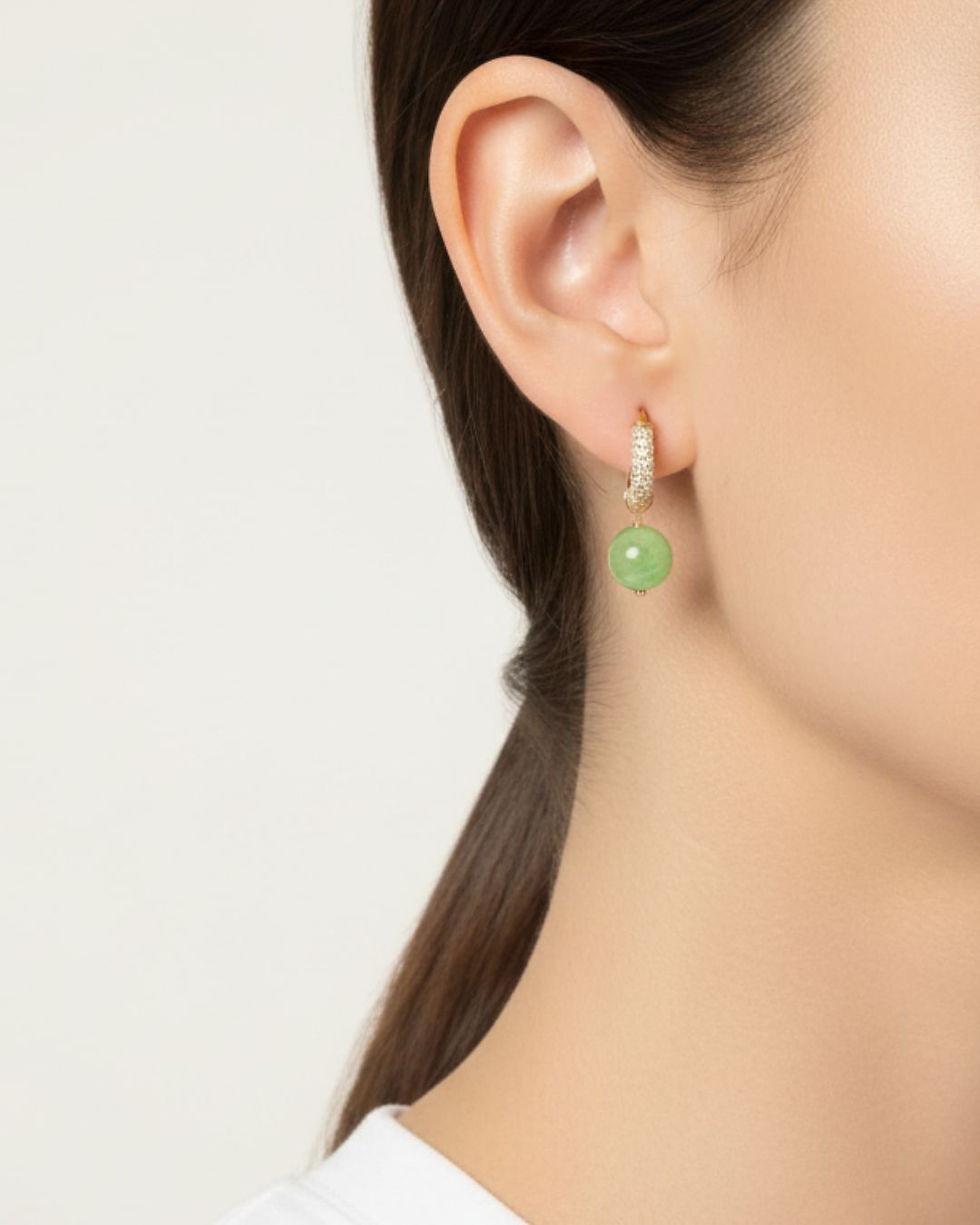 Miniatura: ORECCHINI CANDY - Giada peridoto