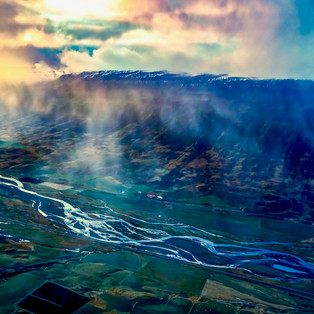 aerial photography from helicopter
