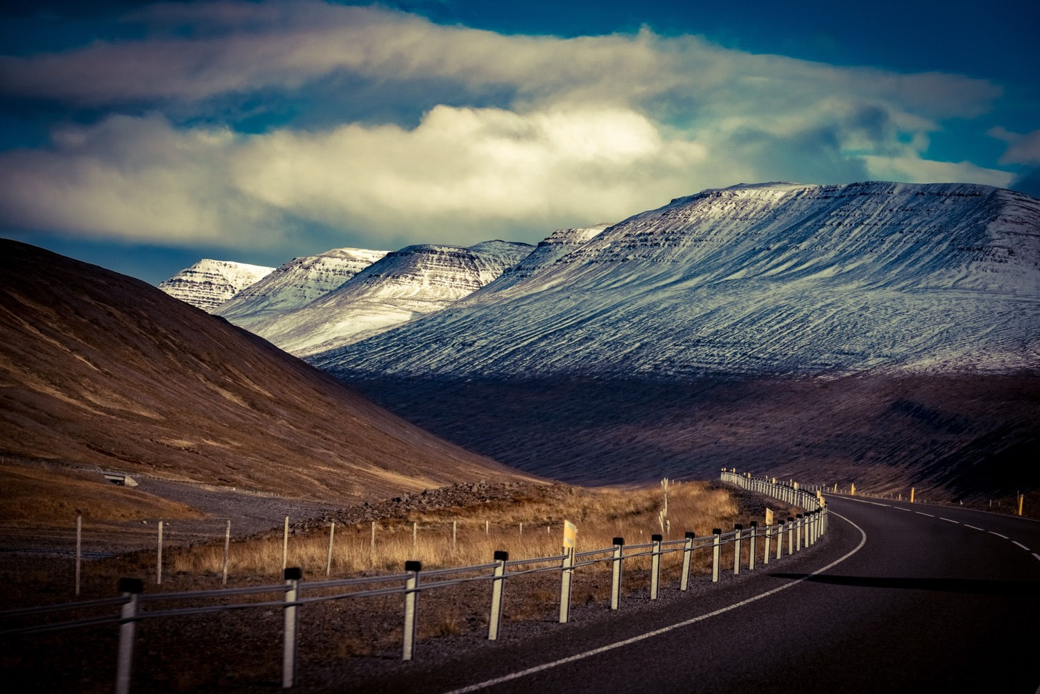 Iceland, North Iceland, landscape, mountains, roads, color, limited edition, fine art, photography