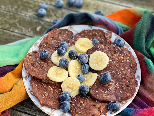 CHOCOLADE - BANAAN PANNENKOEKJES