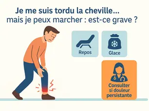 entorse a la cheville