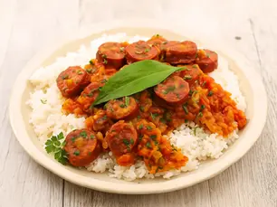 Rougail saucisse à la moutarde à l’ail des ours : la rencontre de la Réunion et de la Provence