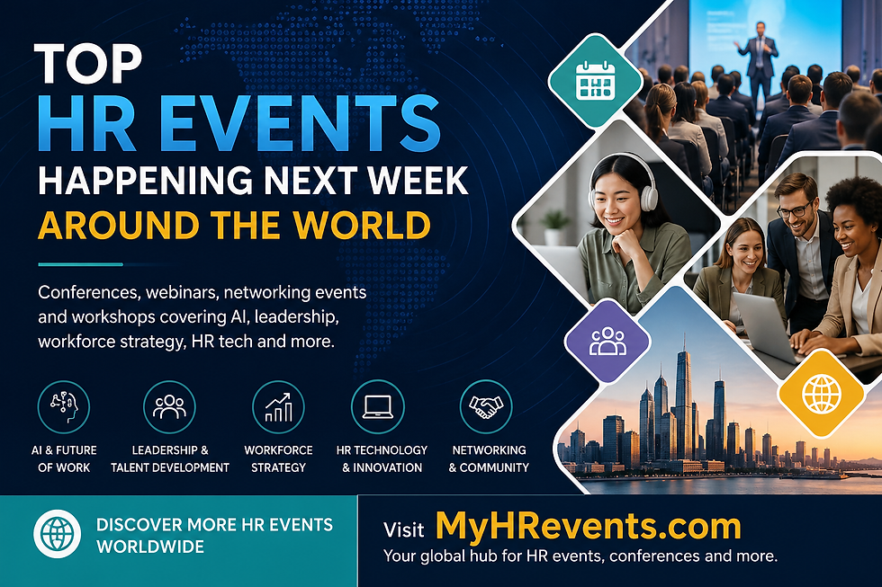 Top HR Events Happening Next Week Around the World