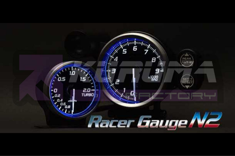 Defi Racer N2 Turbo Boost Gauge 2 Bar 60mm