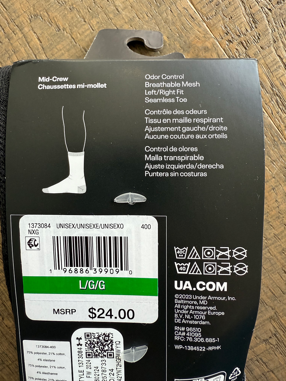 Thumbnail: UA Men’s Mid-Crew Socks