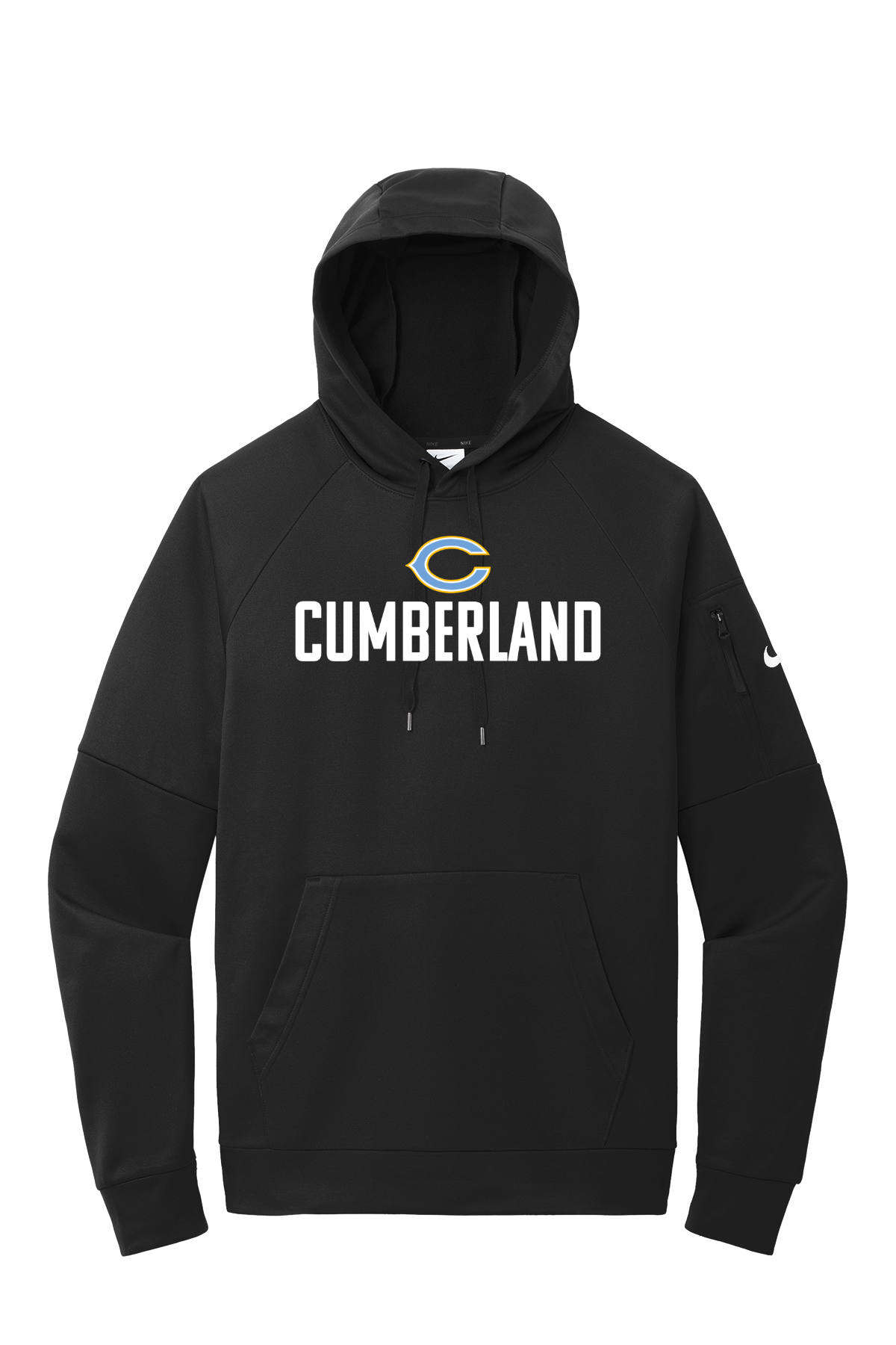 CTF: Nike Therma-Fit Cumberland Hoodie on Black - Adult