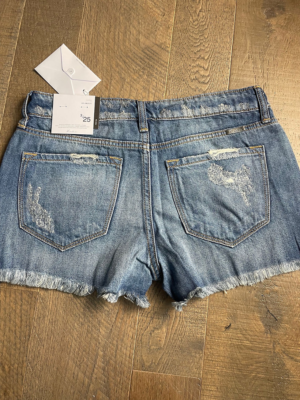 Thumbnail: Women’s Destroyed (With Backing) Mid Rise Shorts