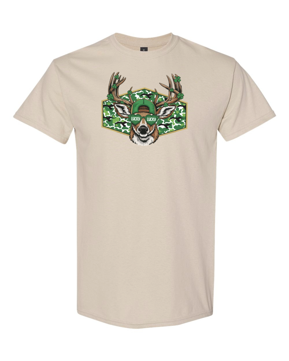 Lucky Buck Design on Sand - Youth