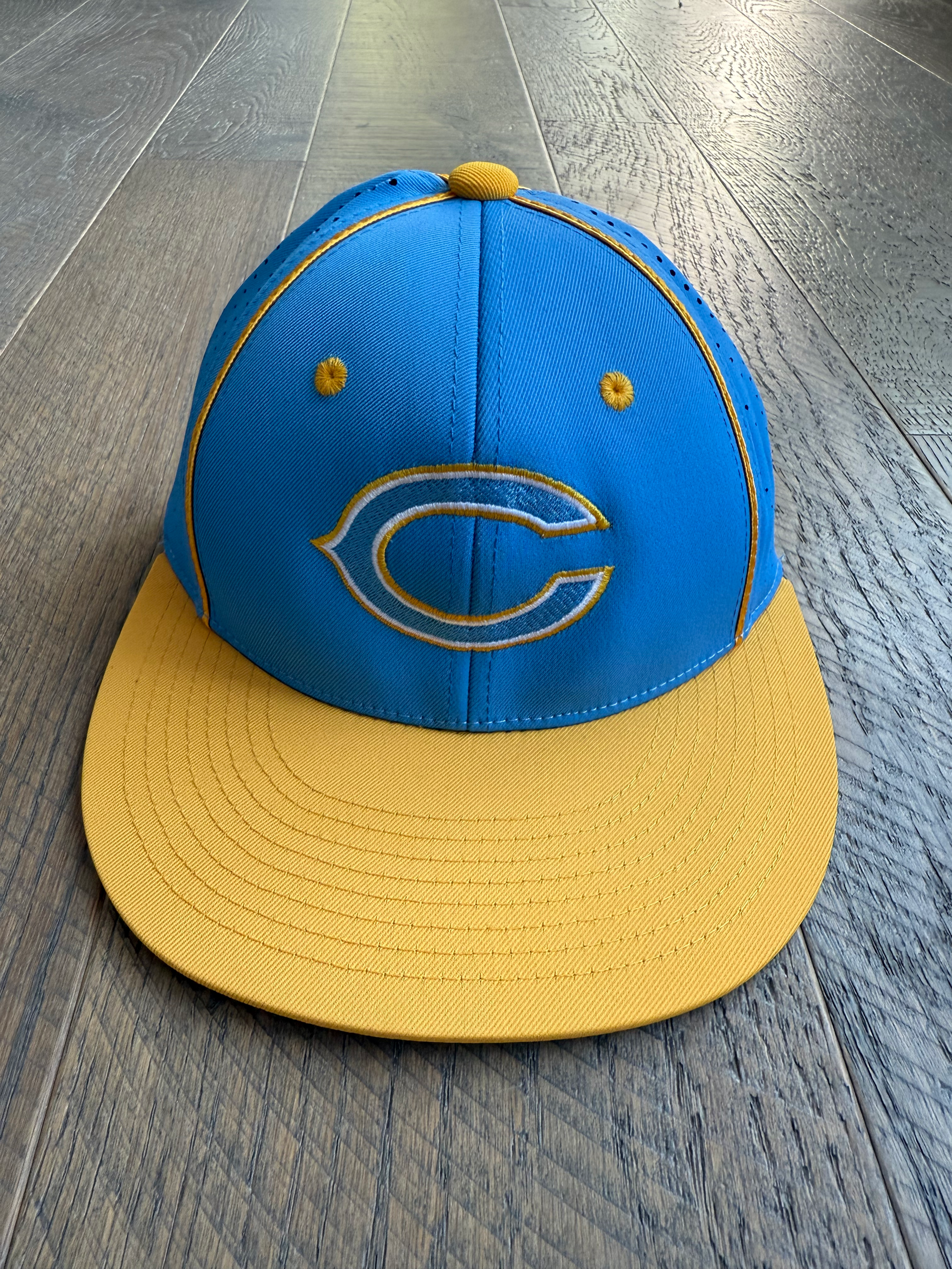 Cumberland Fitted Hat - Columbia Blue & Gold