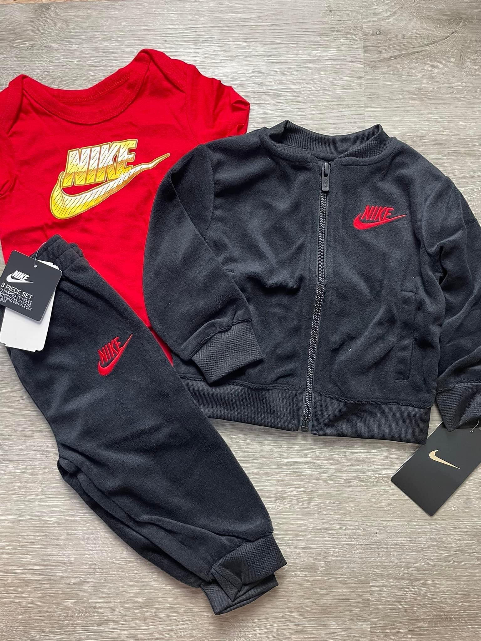 Baby Boy Velour 3 Piece Set