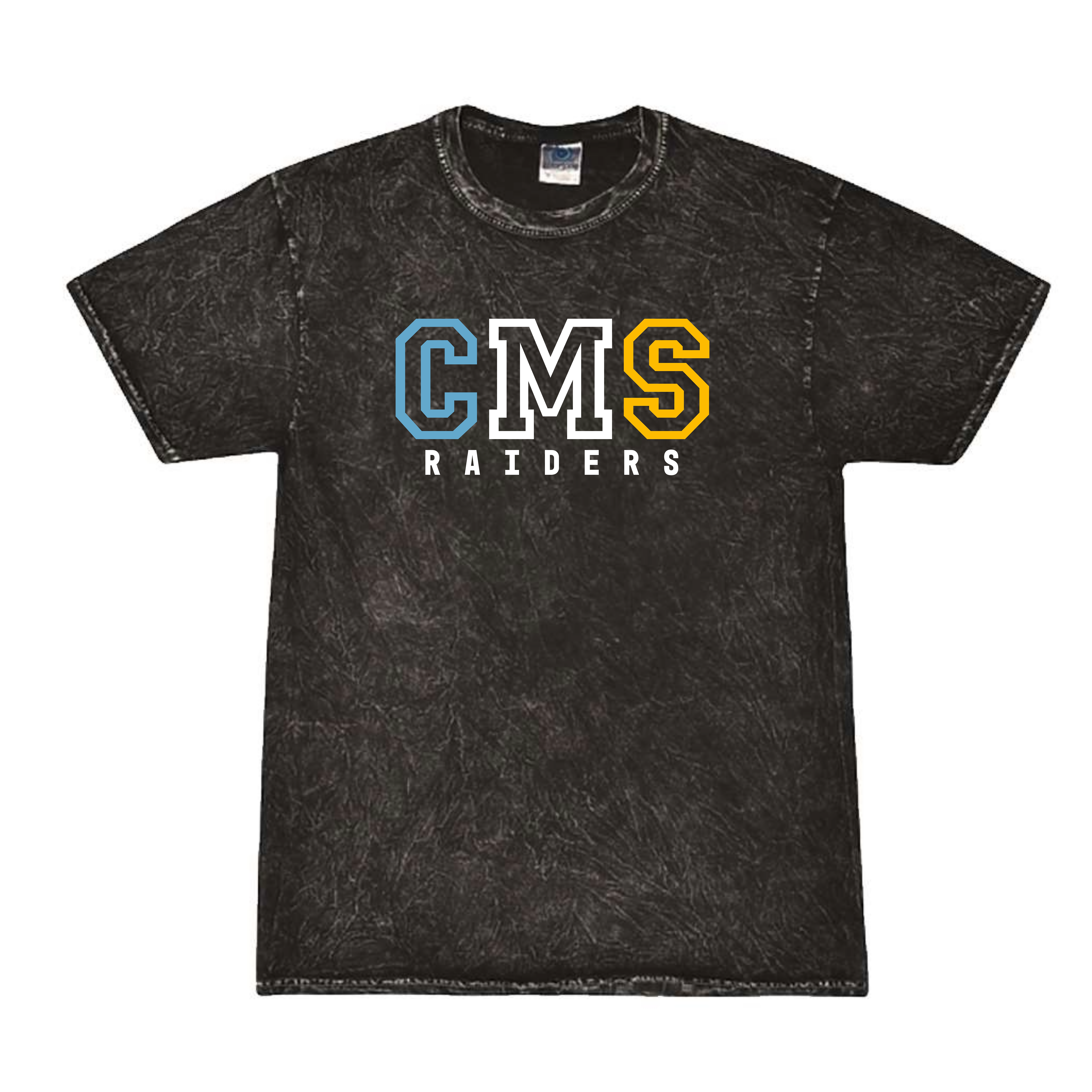 Cumberland Middle School (CMS) Raiders on Mineral Black - Adult