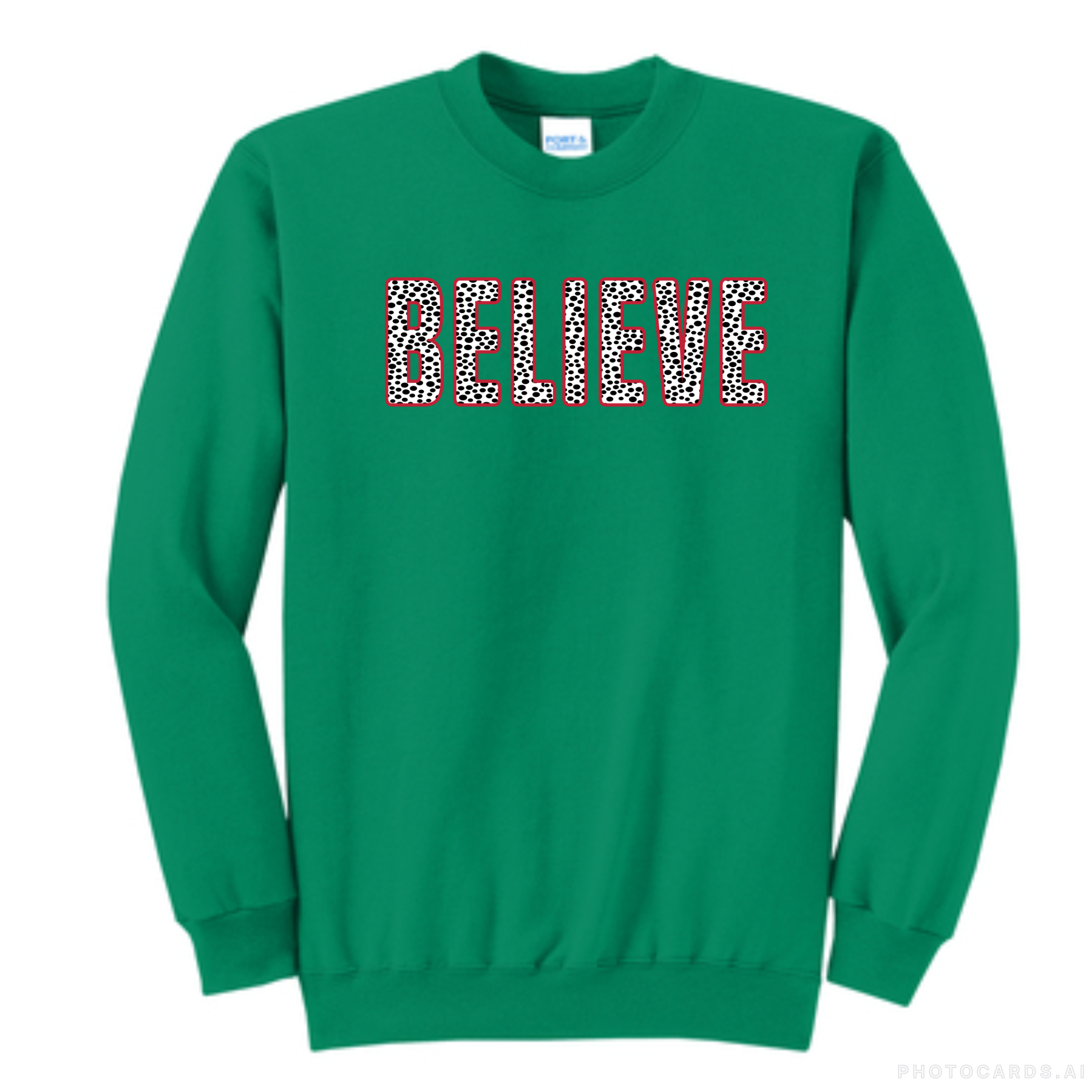 Believe Green Christmas Crew