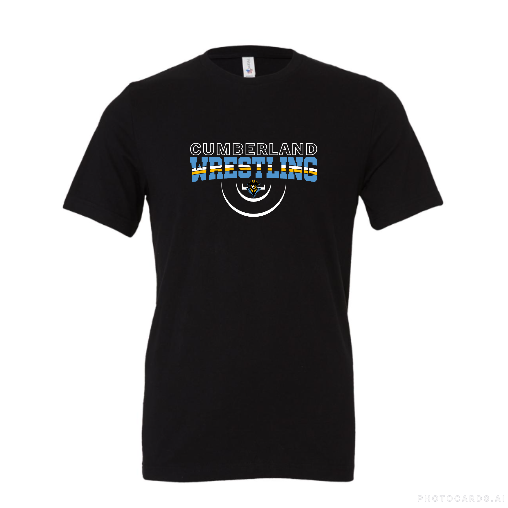 Cumberland Wrestling Design On Black - Adult