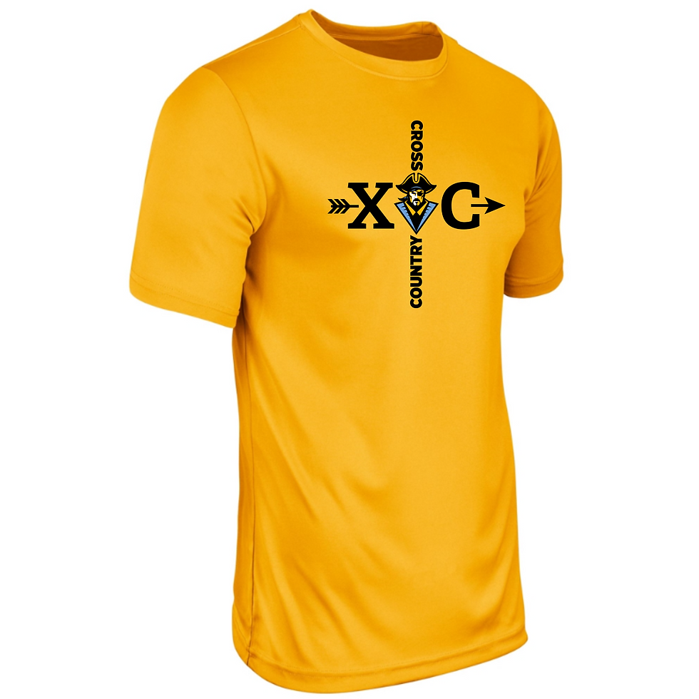 Thumbnail: CC: Cumberland Cross Country 2026 Design on Gold - Youth