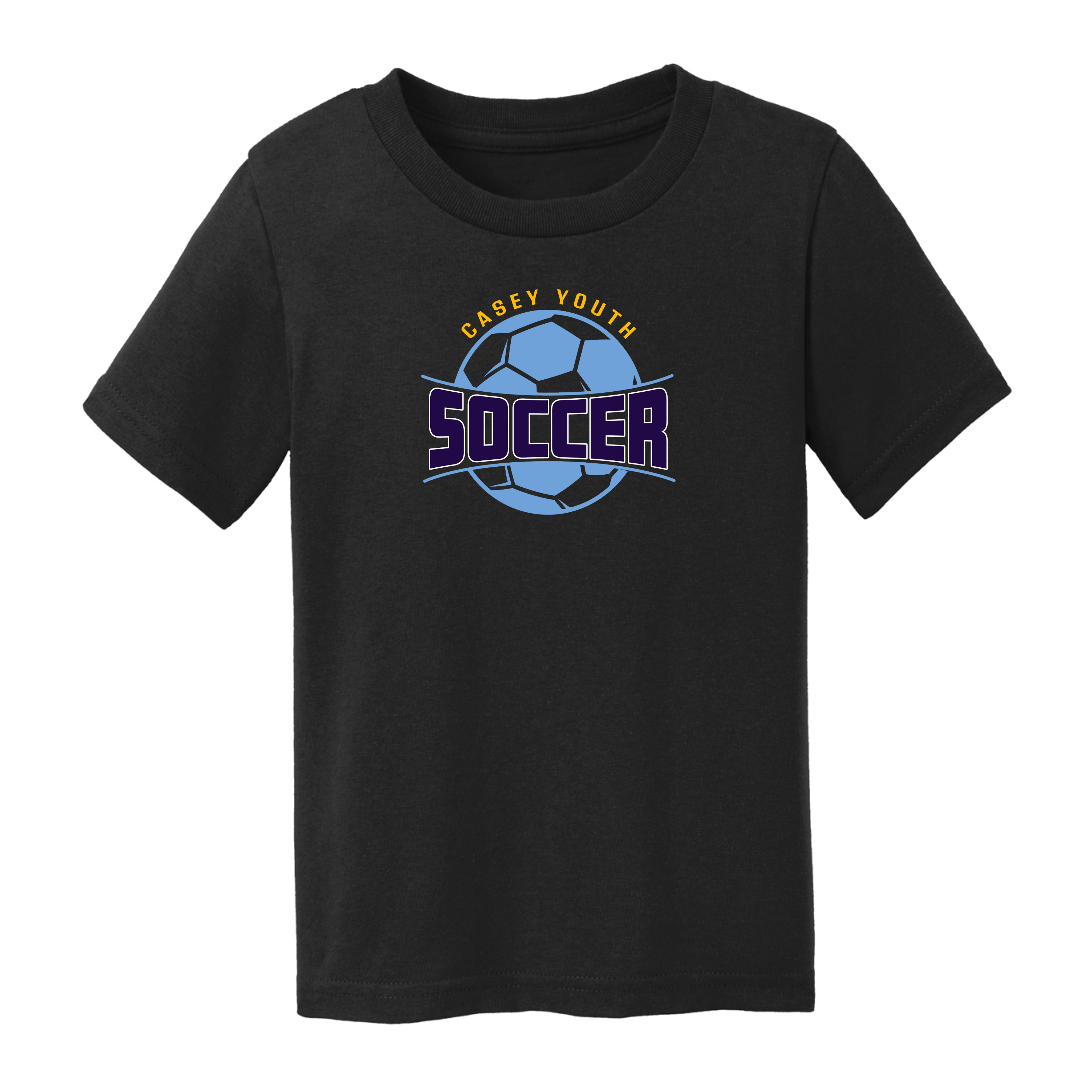 CYS: Casey Youth Soccer Design on Black - Infant/Toddler