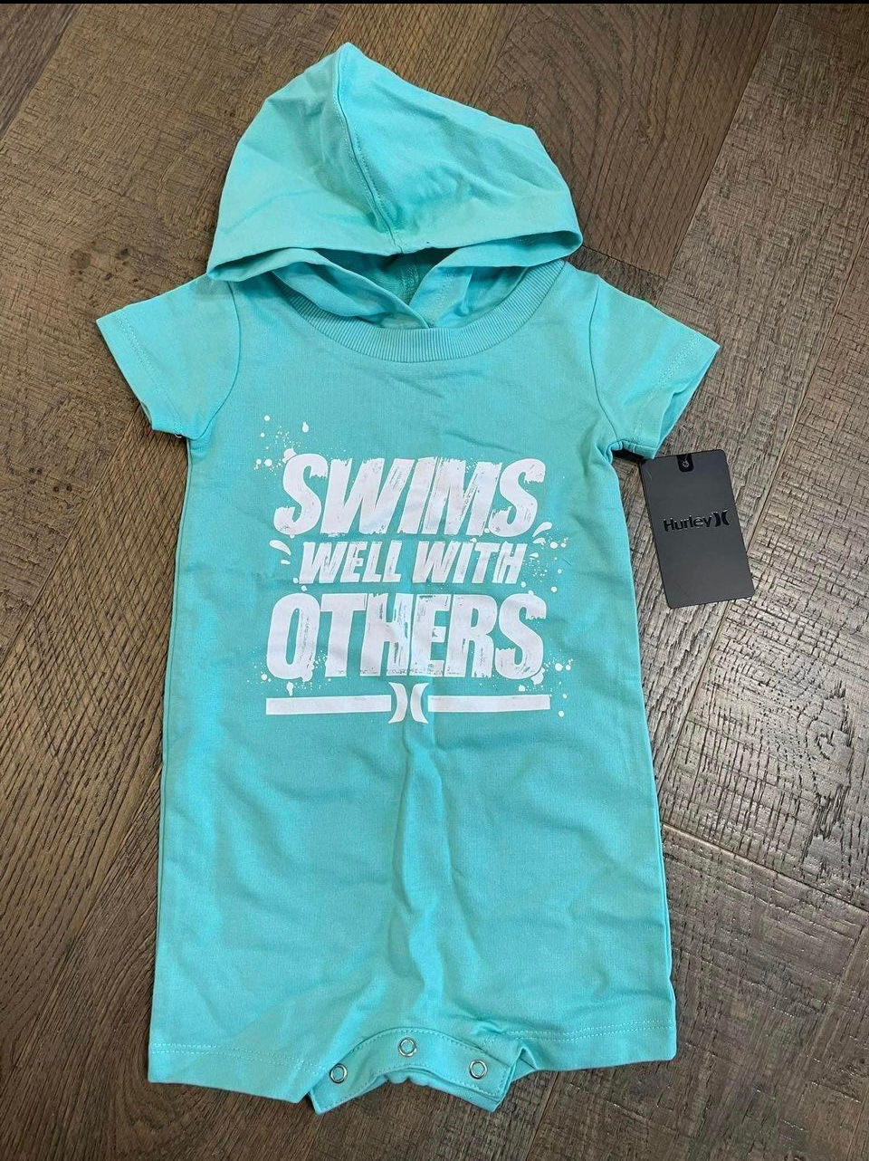 Baby Boy Swims Well With Others One Piece