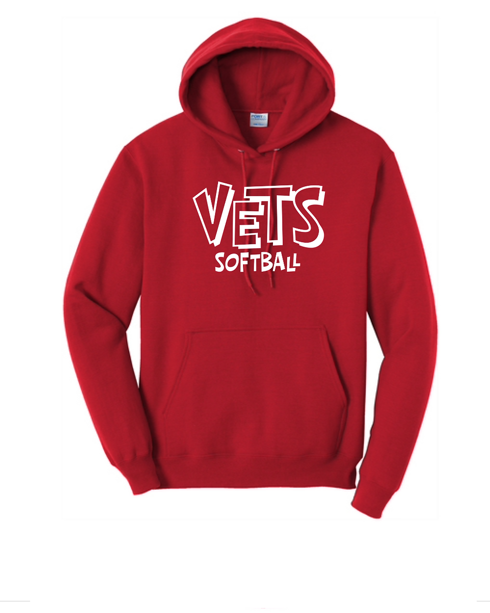 Thumbnail: CV: Cumberland Vets Design on Red - Youth
