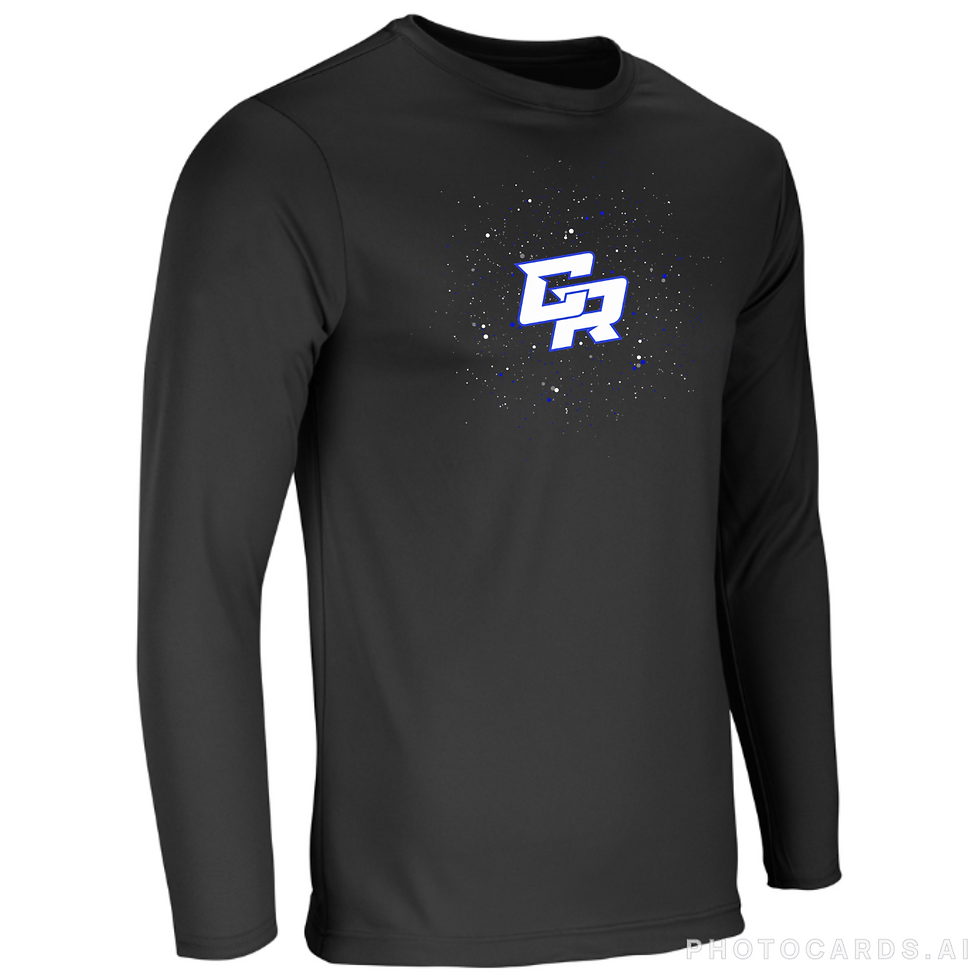 Thumbnail: CR: Rage Paint Splatter Design on Black - Adult