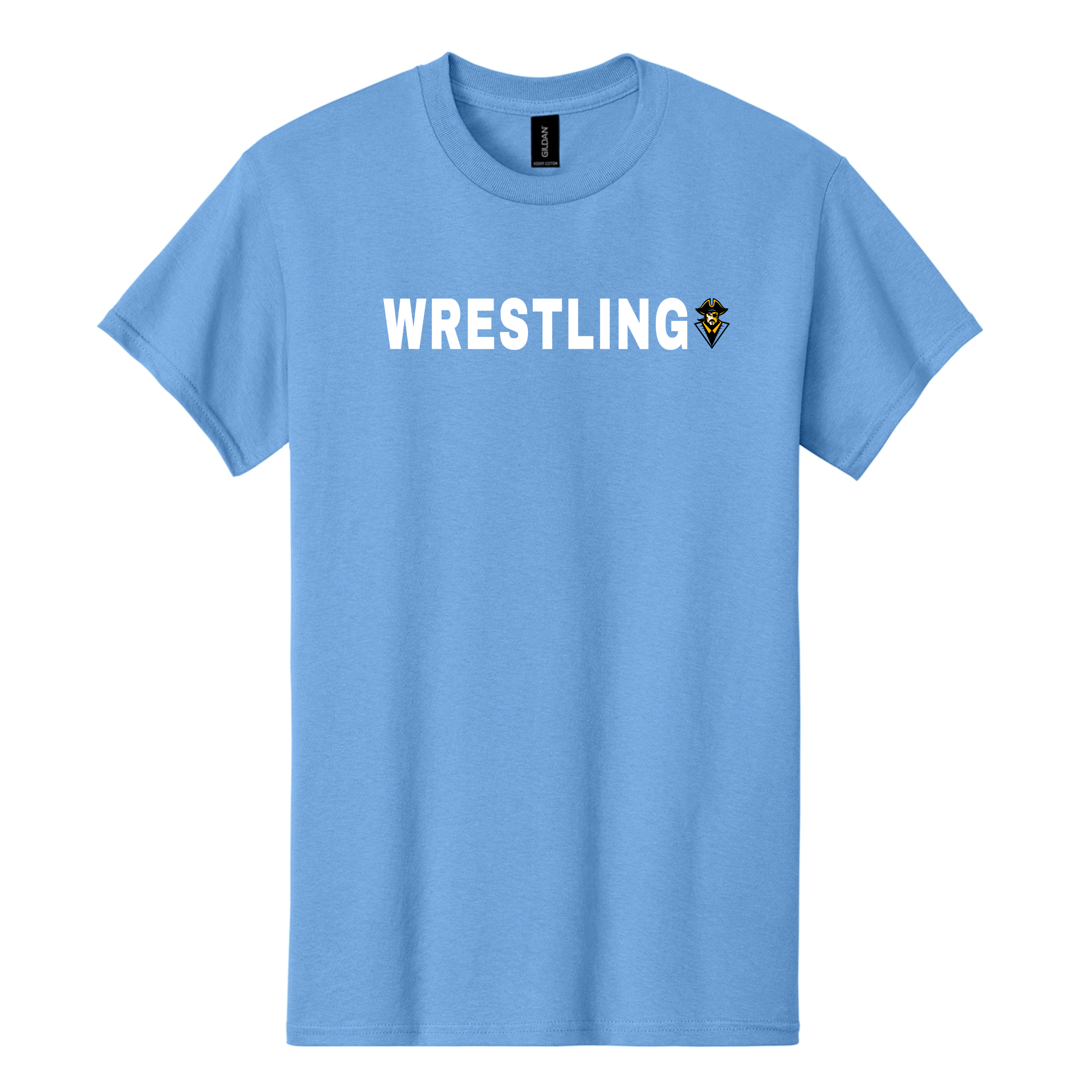 CYW: Cumberland Wrestling Design 4 on Columbia Blue - Youth