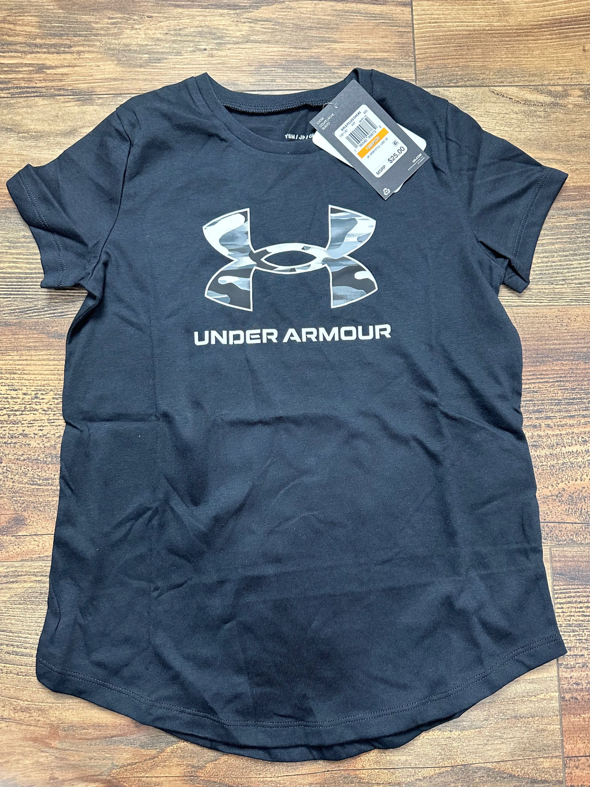 UA Big Girl Camo Tee