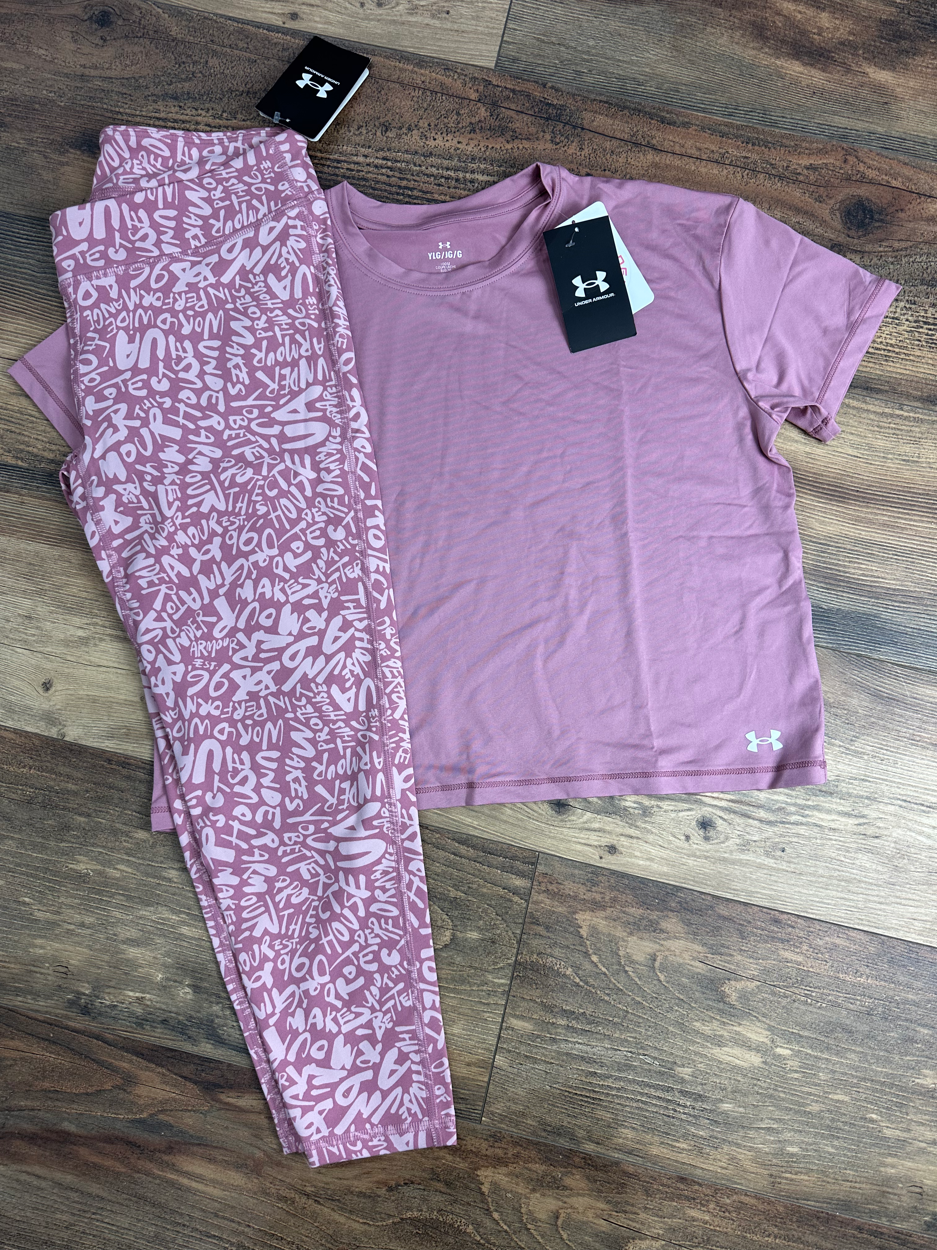 UA Big Girl Top & Ankle Leggings