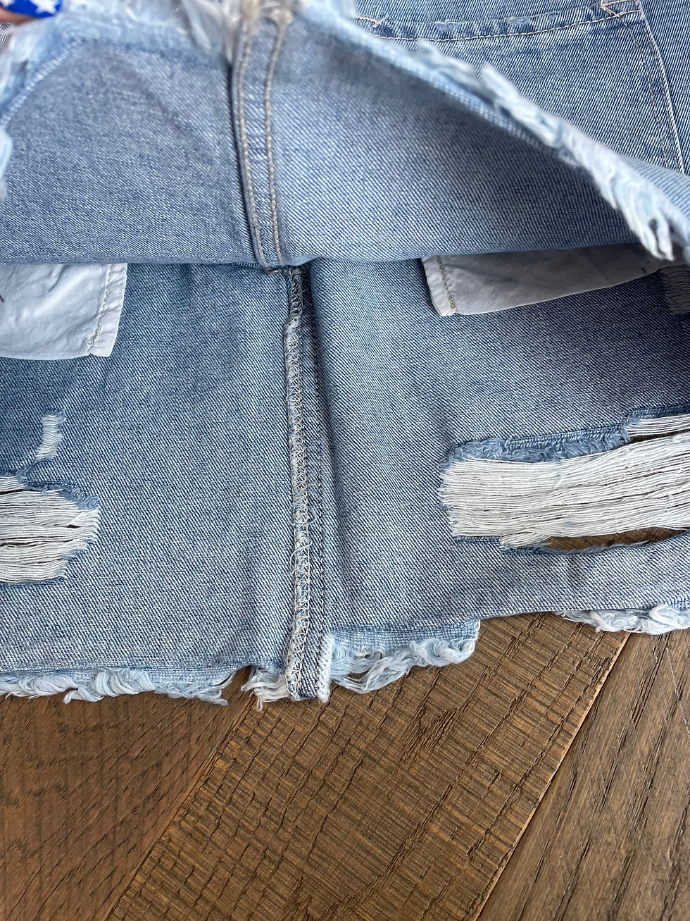 Thumbnail: KanCan Destroyed Jean Shirt