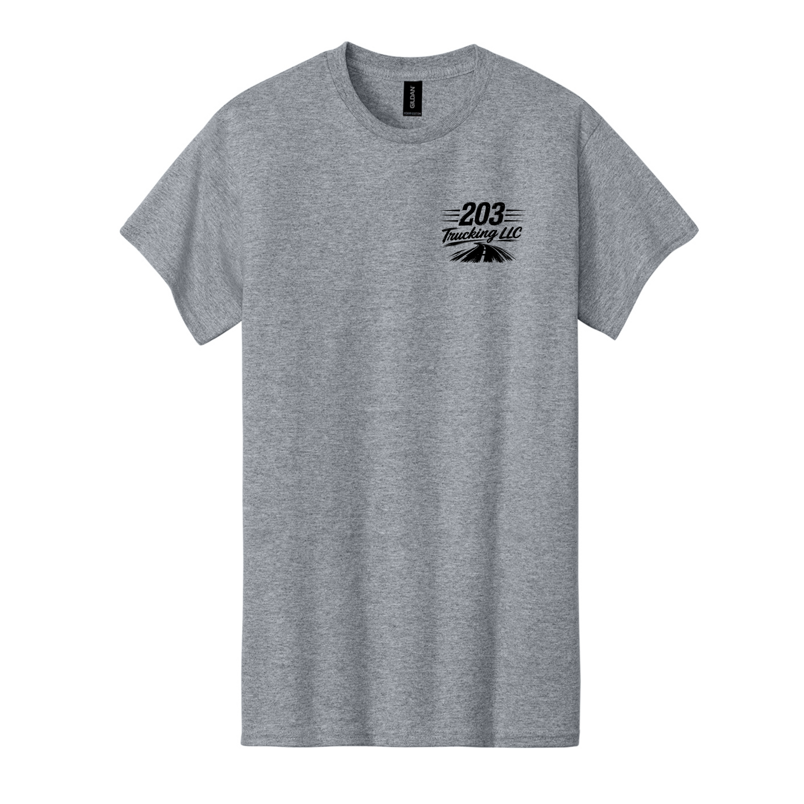 203 Trucking LLC Design on Sport Grey
